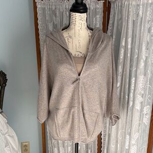 Cashmere Zip-Up Wrap